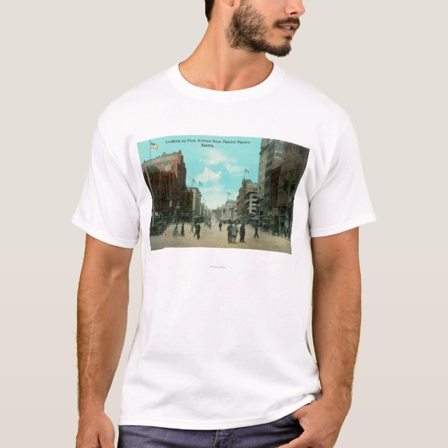 Camiseta Primera opinión de la avenida de la avenida (Anverso)