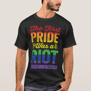Camiseta Primera Orgullo Fue Una Revuelta LGBT Piedra Del 5