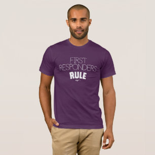 Camiseta Primera regla de los respondedores - blanco