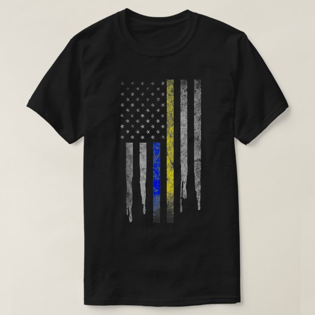 Camiseta Primera respuesta de la patrullera de policía de l (Diseño del anverso)