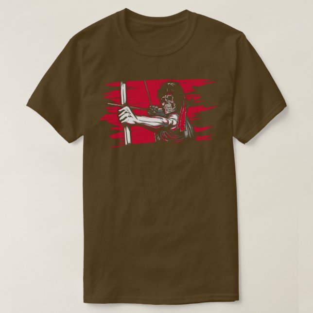 Camiseta Primera sangre (Diseño del anverso)