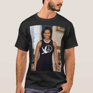 Camiseta Primera señora de Michelle Obama de la paz