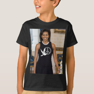 Camiseta Primera señora de Michelle Obama de la paz