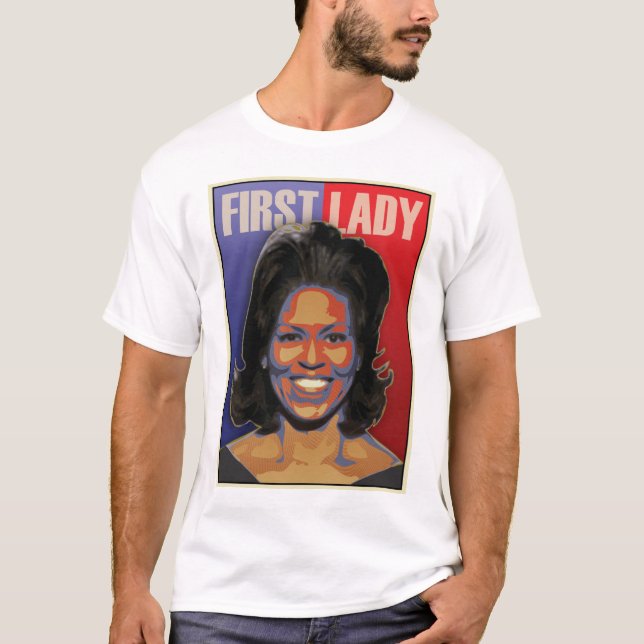 Camiseta Primera señora Michelle Obama (Anverso)