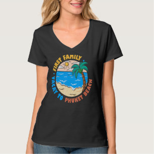 Camiseta Primera Vacuna Familiar A Phuket Beach Thailand So