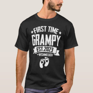 Camiseta Primera Vez El Abuelo Grampy Est 2023 Por Nuevo Ab