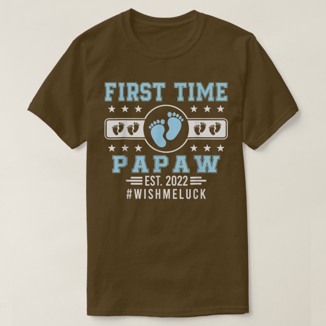 Camiseta Primera Vez Papaw Est (Diseño del anverso)