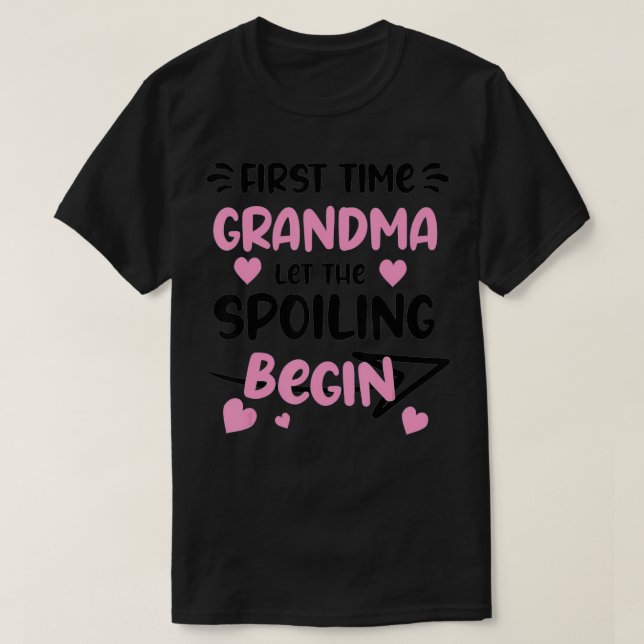 Camiseta Primera vez que la abuela deje que empiece el embu (Diseño del anverso)