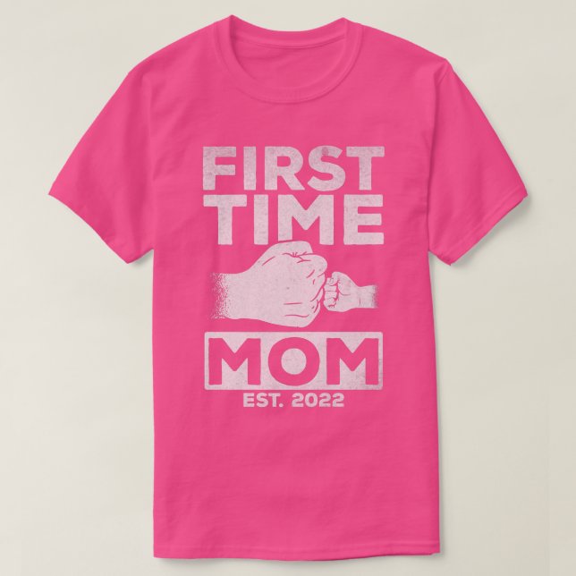 Camiseta Primera vez que Mamá Este (Diseño del anverso)
