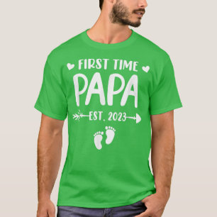 Camiseta Primera Vez Que Papá Est 2023 Pronto Será Papa Gén