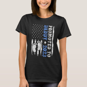 Camiseta Primera Vez Que Papá Se Promociona A Papi 2023 Ame