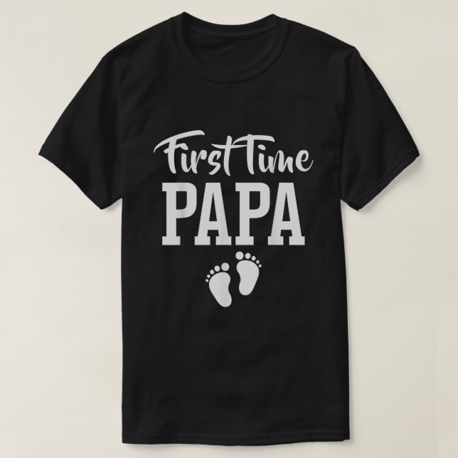 Camiseta Primera vez que papá se promocionó a papá (Diseño del anverso)