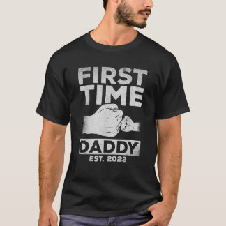 Camiseta Primera Vez Que Papi Est 2023 Para Ser Paternidad 
