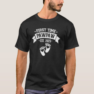 Camiseta Primera Vez Que Pawpaw Est 2025 Pronto Serán Padre