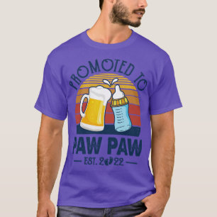 Camiseta Primera Vez Se Promueve Paw Para Padre Paw Paw 202