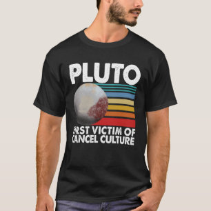 Camiseta Primera Víctima De Cancelar Cultura Mujeres Pluto