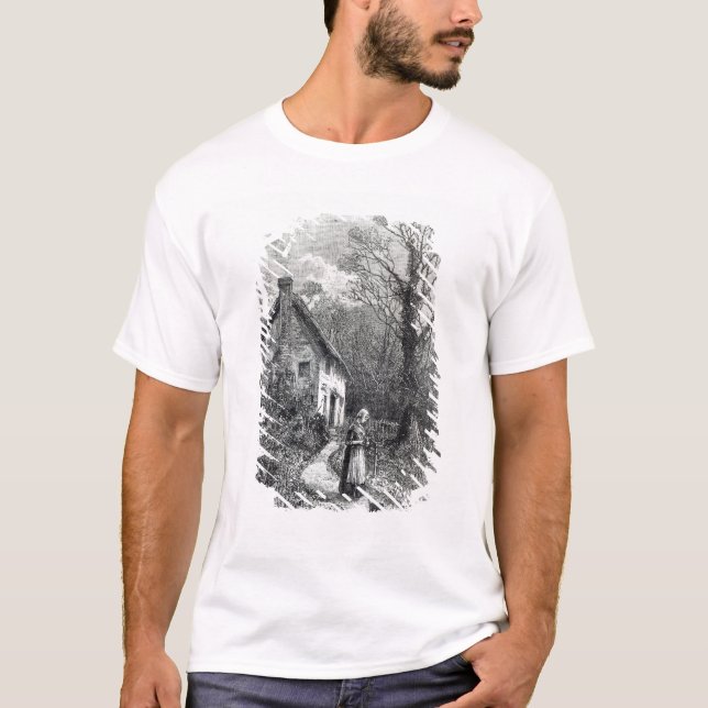 Camiseta Primeras flores, a partir de la "hora del ocio", (Anverso)
