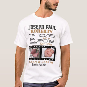 Camiseta Primeras Fotos Tira de Película Personalizada Nuev