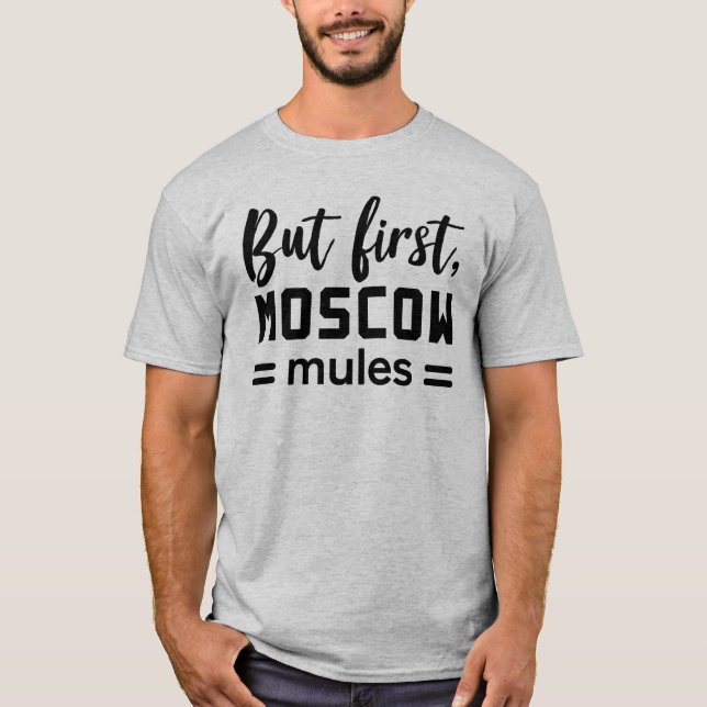 Camiseta Primeras mulas de Moscú (Anverso)