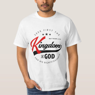 Camiseta Primero busca el Reino de Dios - Mateo 6:33