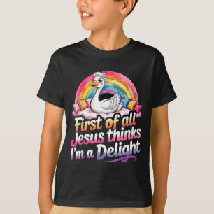 Camiseta Primero De Jesús Piensa Que Un Delicioso Diseño De