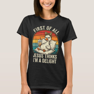 Camiseta Primero De Jesús Piensa Que Un Delicioso Diseño De