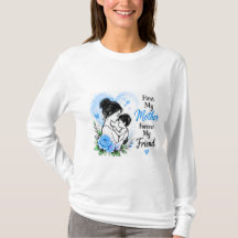 Primero Mi Madre Por Siempre Mi Amiga Floral Azul
