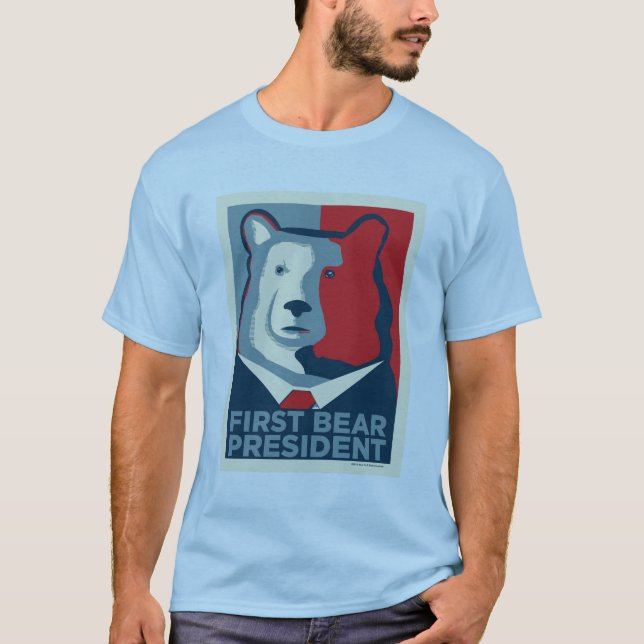 Camiseta Primero presidente Men's T-shirt del oso (Anverso)