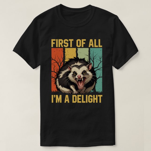 Camiseta Primero que nada, soy un farsante y sarcástico jóv (Diseño del anverso)
