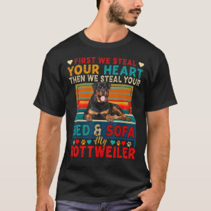Camiseta Primero Roba Tu Corazón Cuto Y Luego Cama Y Sofa M