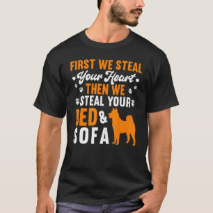 Camiseta Primero te robamos el corazón y luego tu cama amer