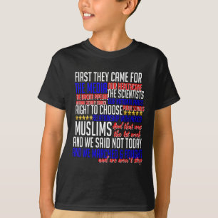 Camiseta Primero Vinieron Por Las Res De Los Derechos Civil