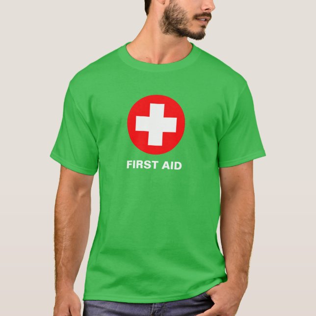 Camiseta Primeros auxilios - Médico - Ambulancia, Ayuda (Anverso)