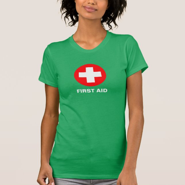 Camiseta Primeros auxilios - Médico - Ambulancia, Ayuda (Anverso)