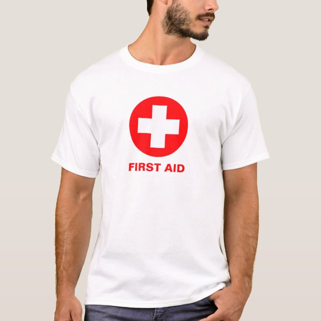 Camiseta Primeros auxilios - Médico (Cruz) - Ambulancia, Ay (Anverso)