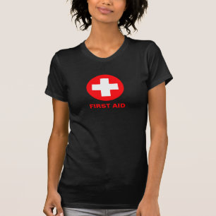 Camiseta Primeros auxilios - Médico (Cruz) - Ambulancia, Ay