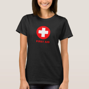 Camiseta Primeros Auxilios - Médico (Cruz) - Ambulancia, Ay
