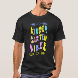 Camiseta primeros maestros de la escuela Kindergarten Vibes