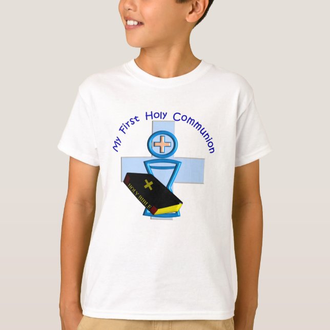 Camiseta Primeros regalos de la comunión santa para los (Anverso)