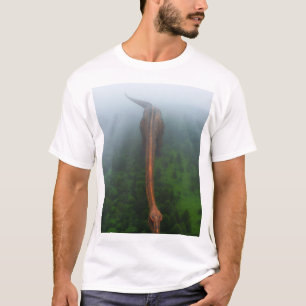 Camiseta Primeval Forest Aerial Photography T-Shirt
