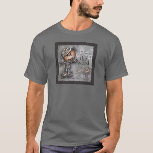 Camiseta Primitiva momia-Mamá la palabra