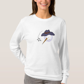 Camiseta Primitive Snowman de Navidades curos