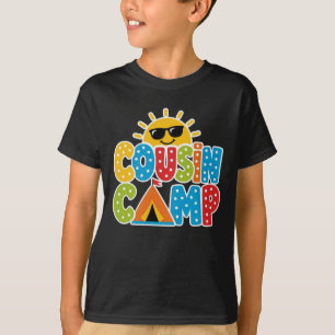 Camiseta Primo Campamento 2026 Tripulación Niños Verano Cam