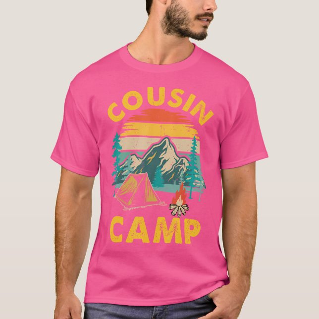 Camiseta Primo Campamento Amigos Familia Verano Camping Vac (Anverso)