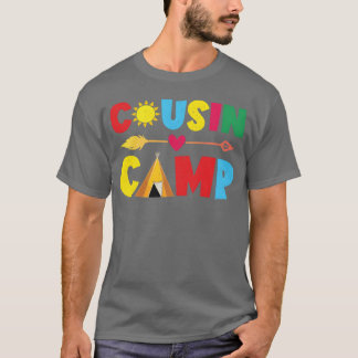 Camiseta Primo Campamento Prima de Verano Divertido Camping