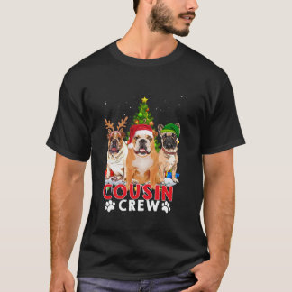 Camiseta Primo de bulldog Tripulación de Navidad Chicas de 