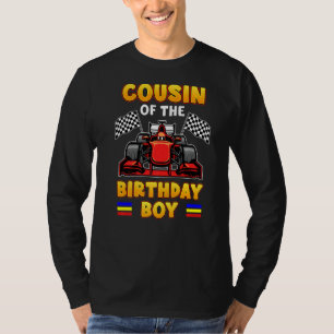 Camiseta Primo De Carreras De Autos De Fórmula Race Del Niñ