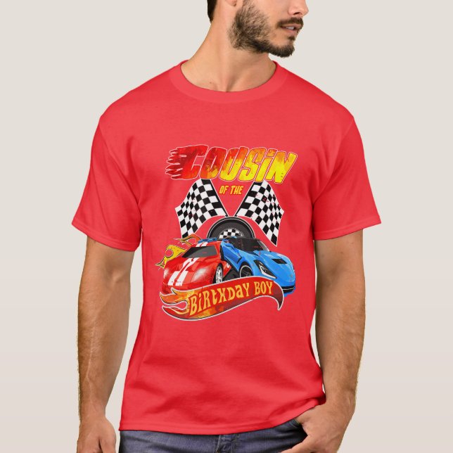 Camiseta Primo De La Carrera De Cumpleaños Rac (Anverso)
