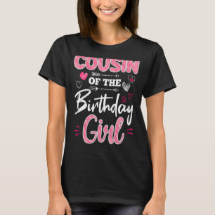 Camiseta Primo De La Chica De Cumpleaños Funny Familia B Da