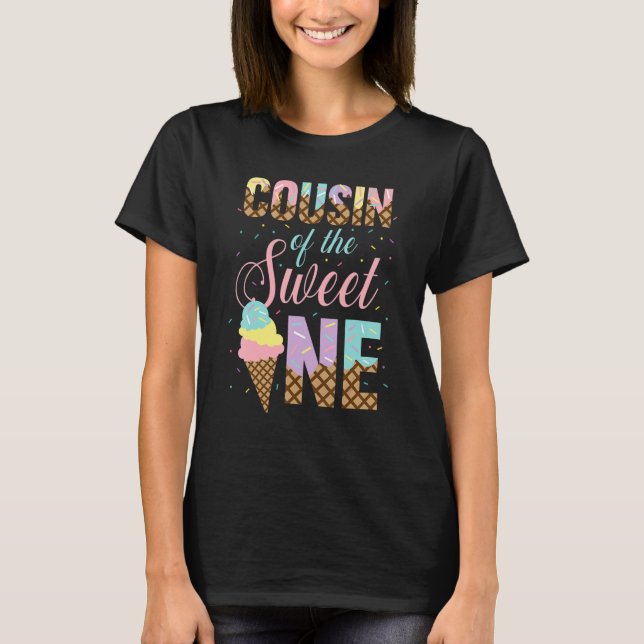 Camiseta Primo de la Dulce  Helado  Chicas Dulces (Anverso)
